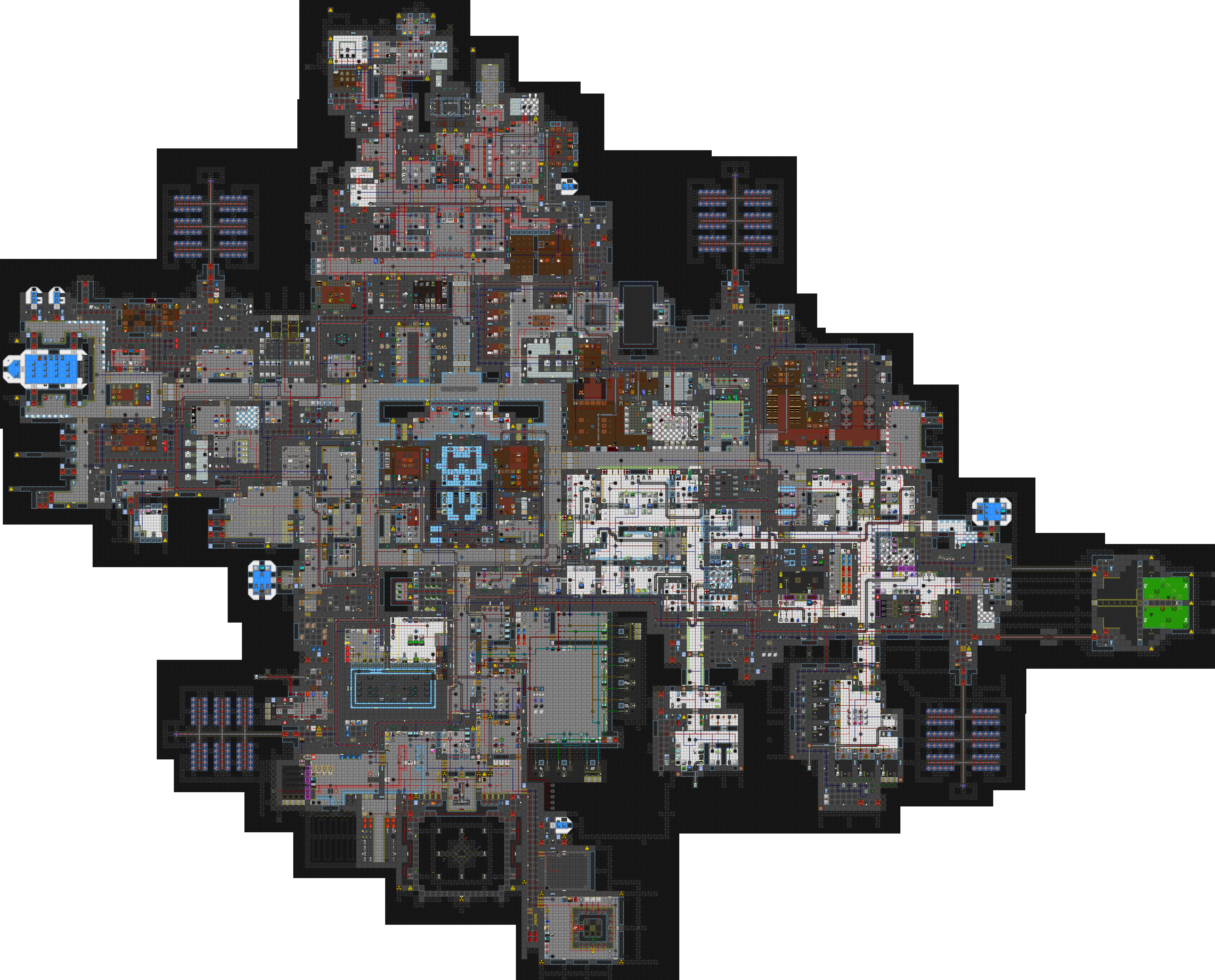 Карты сс. Space Station 13 карта станции. Спейс Стейшен 13 карта. Ss13 карта Box Station. Space Station 13 Box Station карта.